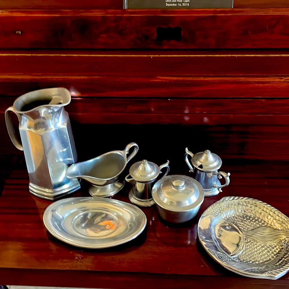 Pewter set